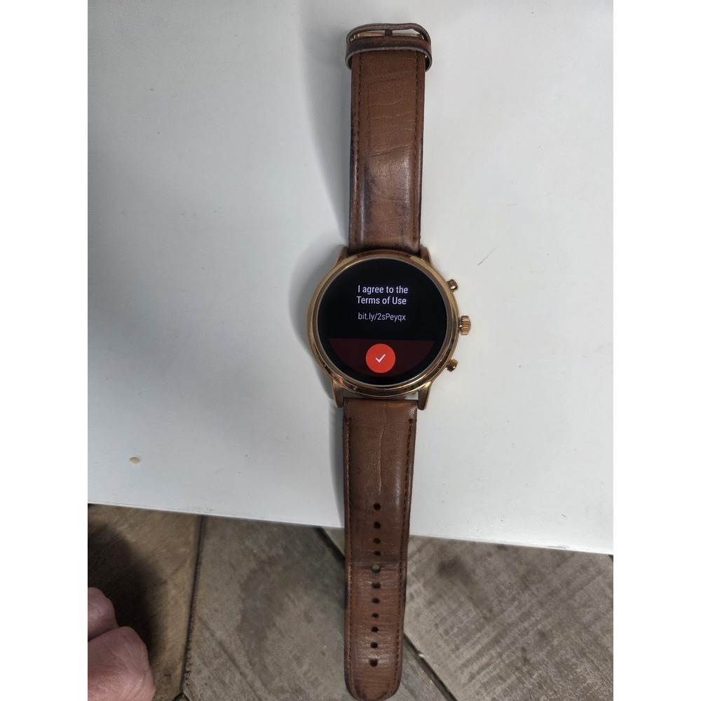 Fossil -‎ Gen 5 Smartwatch Juliana HR, Leather Band,  Rose Gold - Women's